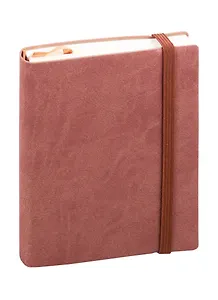 Ежедневник недат. А6 152л Reference какао, иск.кожа, интегр.переплет, тонир.блок, на резинке