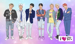 Кардхолдер (215*65мм) I love BTS. оф. 1 — 2760624 — 1