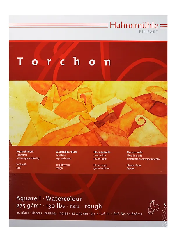Альбом для акварели 20л "Torchon" склейка, торшон, 240х320, 275г/м2, Hahnemuhle 220713 — 1