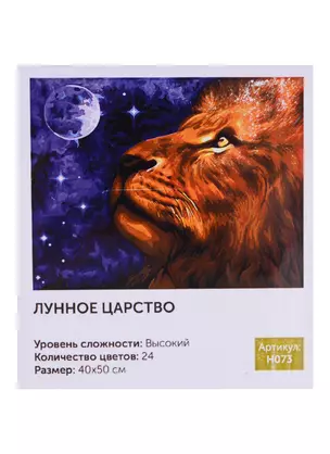 Картина по номерам Art Idea 40*50см. Лунное царство (H073) — 2716482 — 1