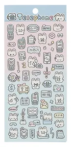 Наклейки Зайки, PVC