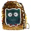 Сумочка-рюкзачок на молнии с пайетками Сова (10см) (текстиль) — 2693706 — 2