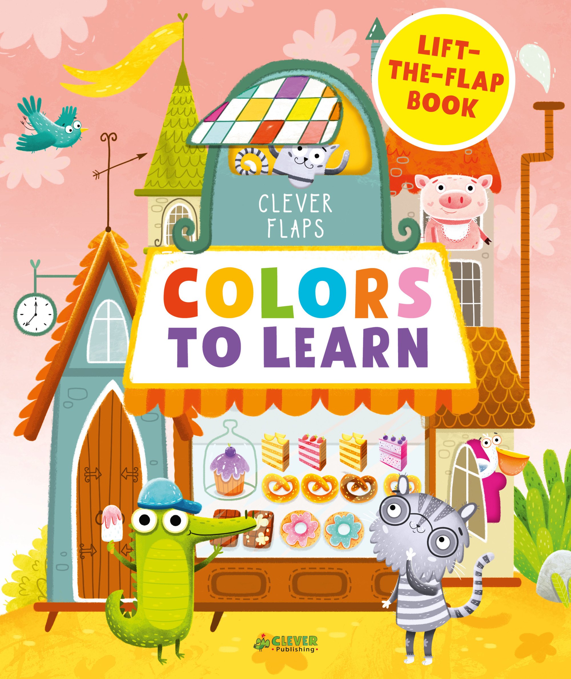 

Colors To Learn. Учим цвета. Книжка с клапанами