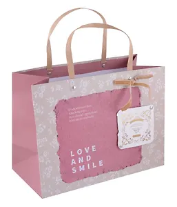 Пакет А4 32*25.5*15 "Gray flouers" жен., бум.мат.ламинат