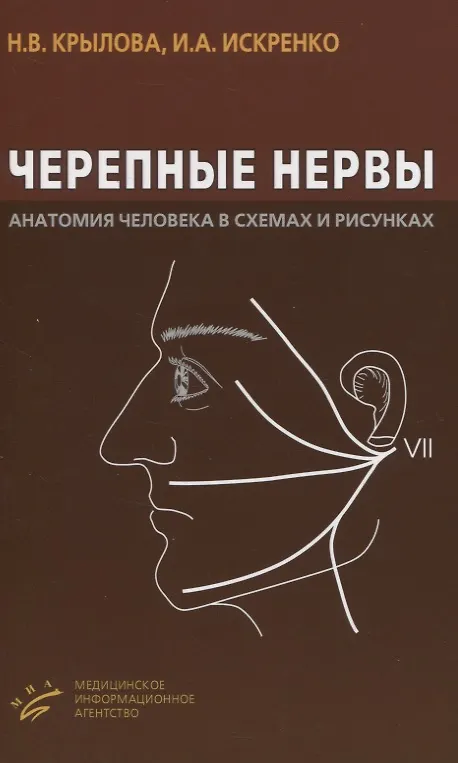 Книга Черепные нервы. Анатомия человека в схемах и рисунках () — 1