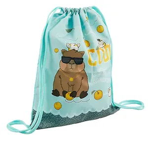 Мешок для сменной обуви "Реально крутой Капибара", 1 отделение