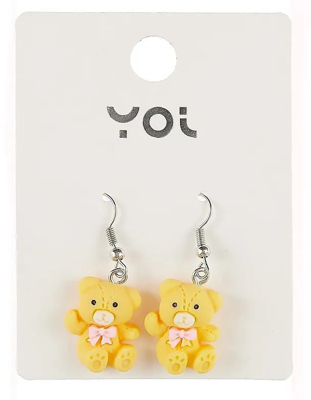 Серьги Yoi, "Мишки", 4 см 3010206 — 4