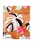 Алфавитная книга А6 80л "Листья на крафте" офсет, 7БЦ, глянц.ламин., тв.переплет — 256603 — 1