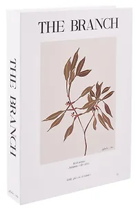 Коробка подарочная "Ветвь" 25*18*3,8 картон, на магните