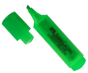 Текстовыделитель Faber-Castell, зеленый 1-5 мм