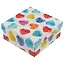 Подарочная коробка «Акварельные сердечки», 13 х 13 см — 247256 — 1