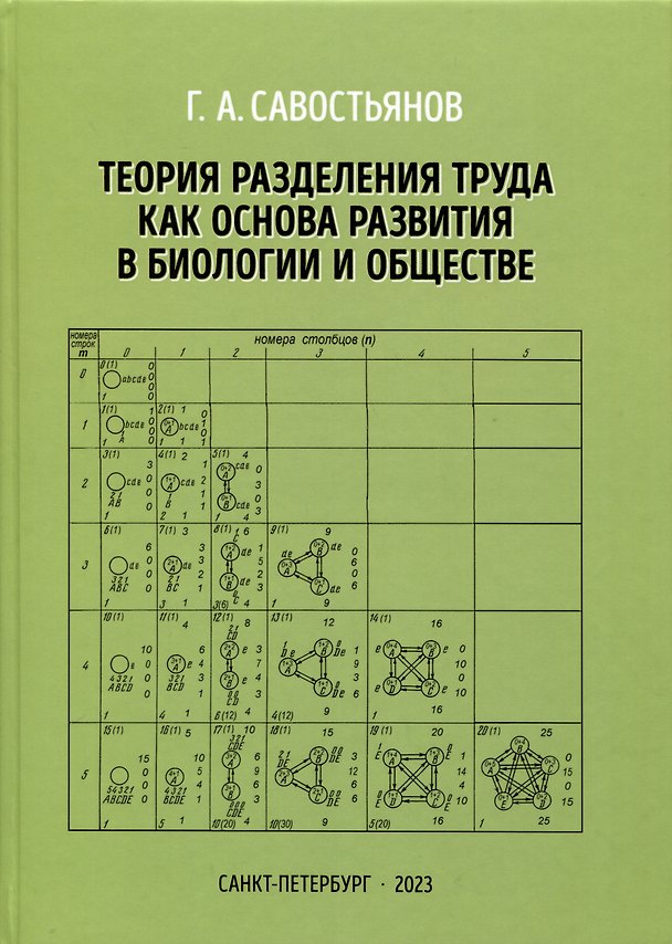 Книга Теория разделения труда как основа развития в биологии и обществе (Геннадий Савостьянов) — 1