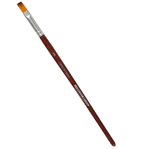 Синтетическая кисть, плоская, № 2