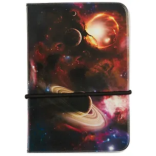 Визитница Космос Планеты на красном фоне (В2016-013) 2545939