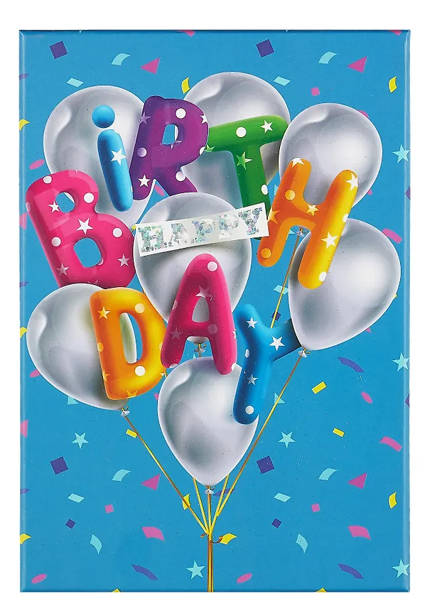 Коробка подарочная "Birthday" 23*16*9,5см, картон 2981943 — 2