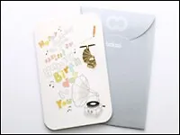 Закладка для книг и открытка (KBS-94) (Мир Бижу)