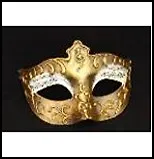 Карнавальная маска "Музыкант" (22527) (с атласной лентой) (Феникс-Презент)