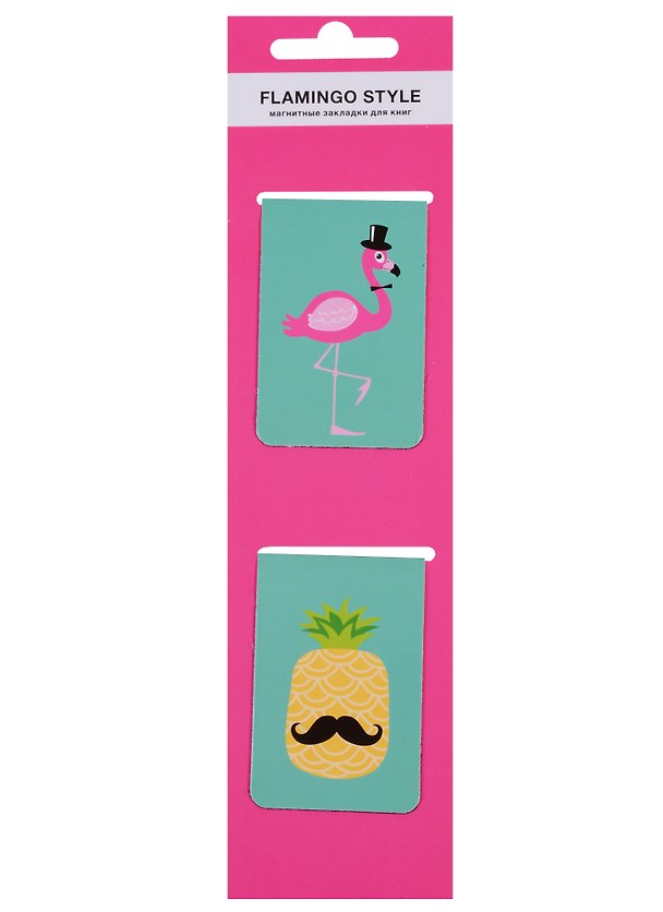 Магнитные закладки «Flamingo style», 2 штуки 2608033 — 1
