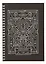 Скетчбук А5 20л "Метаморфозы" акварел. бумага, 200г/м2, черный тонир.картон, тиснение фольг. серебро, евроспираль — 3069360 — 1
