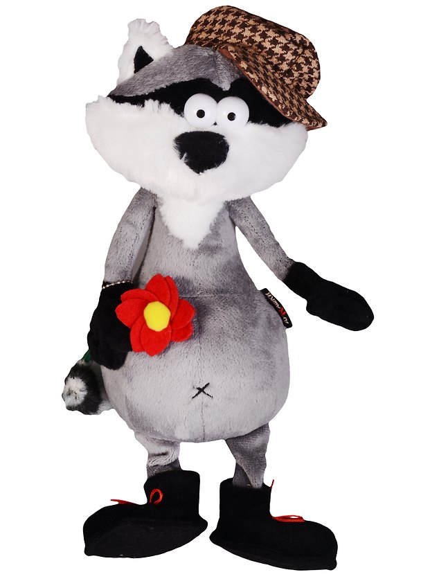 Игрушка мягкая, ДуRашки, Енот & Romashka 25см, в коробке MT-TS-A8146-25 2611970 — 1