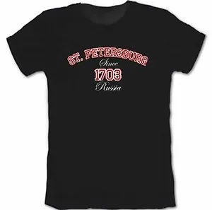 Сувенир, АКМ, Футболка СПб.1703 цв.красный цв.черный размер XL