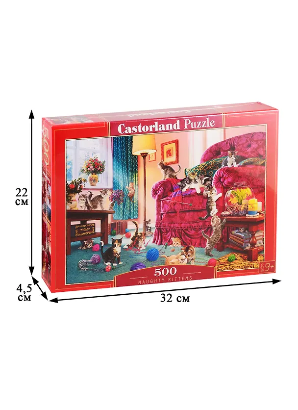 Пазл Castorland 500 эл. 47*33см. Непослушные котята 2769782 — 2