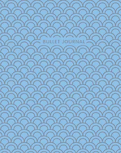 Bullet Journal (Голубой дракон) 162x210мм, твердая обложка, пружина, блокнот в точку, 120 стр.