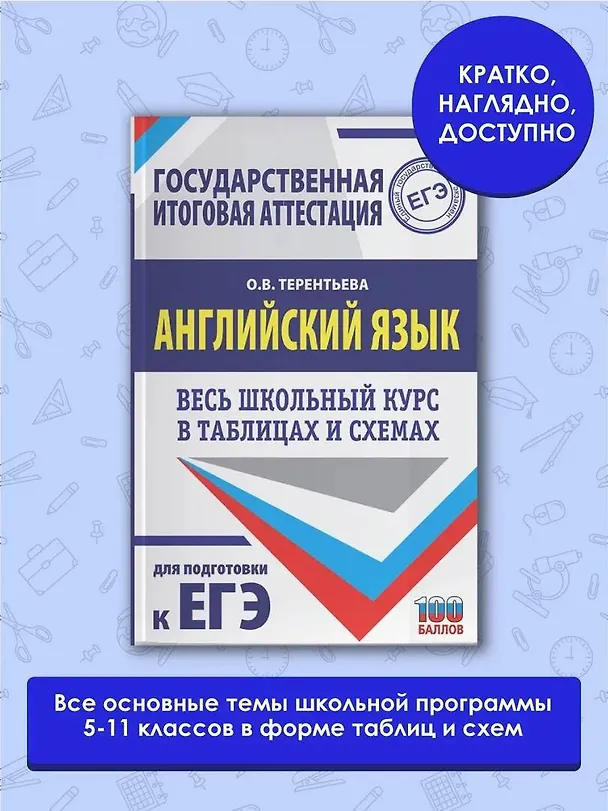 Книга ЕГЭ. Английский язык. Весь школьный курс в таблицах и схемах для подготовки к единому государственному экзамену (Ольга Терентьева) — 4