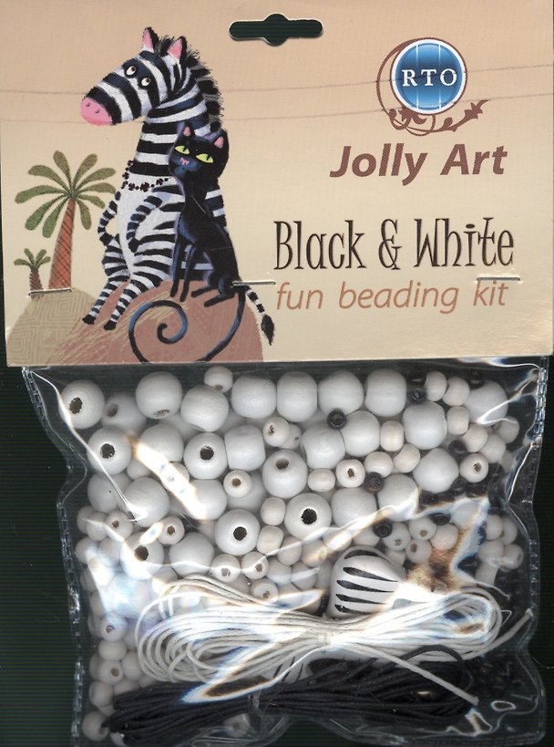 Набор для создания украшений из деревянных бусин Jolly Art (WBS.001) (упаковка) 2368028 — 1