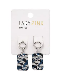 Серьги `LADY PINK` METALLIC (193127)