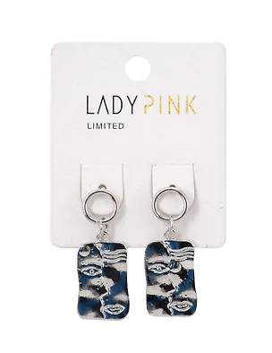 Серьги `LADY PINK` METALLIC (193127) 3002643