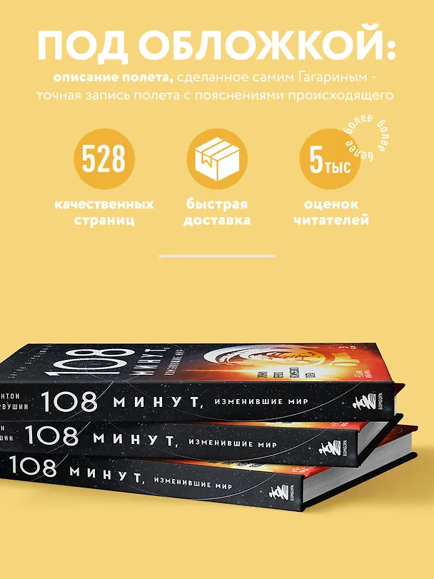 Книга 108 минут, изменившие мир. Хроники первого космического полета. 3-е издание (Антон Первушин) — 7