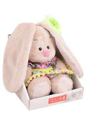 Игрушка мягкая Budi Basa, Зайка Ми в летнем платье (15 см) (SidX-377) 2834892