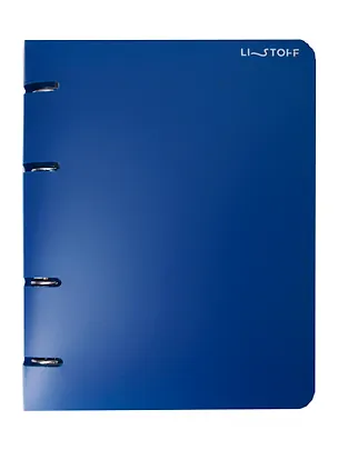 Тетрадь 80л кл. "Naval" на кольцах, пласт.обл., квадр.корешок 3090738