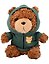 Мягкая игрушка Мишка (25см) (в зеленом худи) (коричневый) (12-202602-MSH10/2) — 3150462 — 2