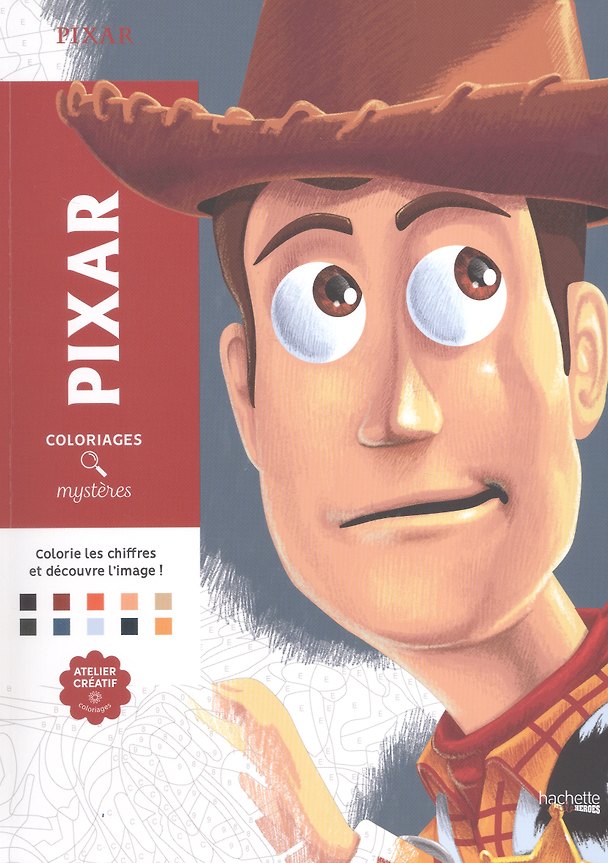 Книга Coloriages mysteres Disney Pixar Раскраска Волшебный мир Диснея Pixar /Книги на французском языке () — 1