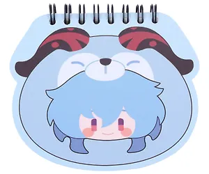 Блокнот 11*10 "Teyvat Zoo Themed Ganyu" спираль