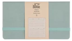 Планинг недат. 64л "Joy Book" мятное мороженое, карманный, иск.кожа 7Б, скругл.углы, тонир.блок, резинка, офсет, ляссе