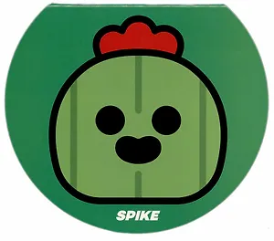 Блокнот 40 листов в клетку "Brawl Stars" фигурный, скрепка, в ассортименте