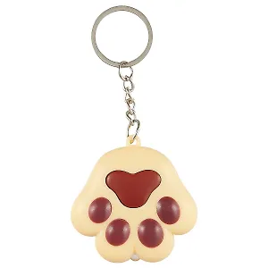 Брелок-фонарик со звуком Кошачья лапа (пластик) (12-02200-F-92)