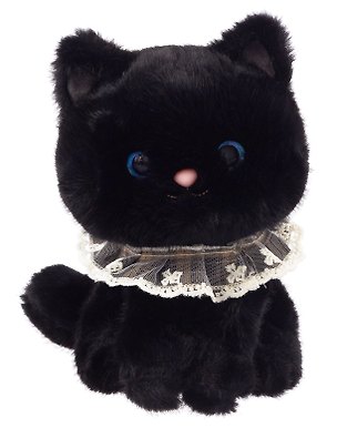 Мягкая игрушка Котик с воротником (черный) (23см) (12-81223-202604_09) 3162933