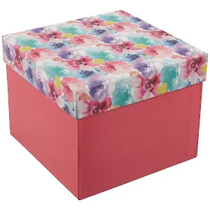 Подарочная коробка «Акварельные цветы», большая