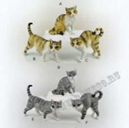 Фигурка декоративная Коты (157419) (16х7х15) (6 видов) 2323581 — 1