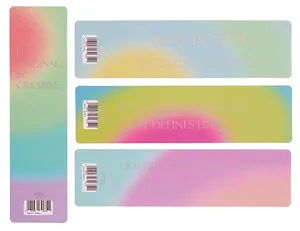 Закладка для книг пластиковая "Rainbow" ассорти, Yoi