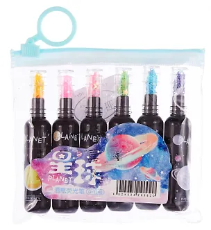 Текстовыделитель Starlight, 6 цветов 2981698