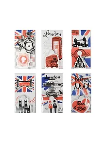 Листочки для записей Лондон с кнопкой в дисплее (5,5х10) (12025800)