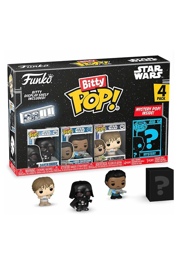 Фигурка Funko Bitty POP! Star Wars S2 Darth Vader+Lando Calrissian+Luke+Mystery (1 of 4) 4PK (Fun83671) 3109256 — 1