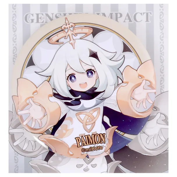 Значок Genshin Impact Can Badge Paimon 2986609 — 1
