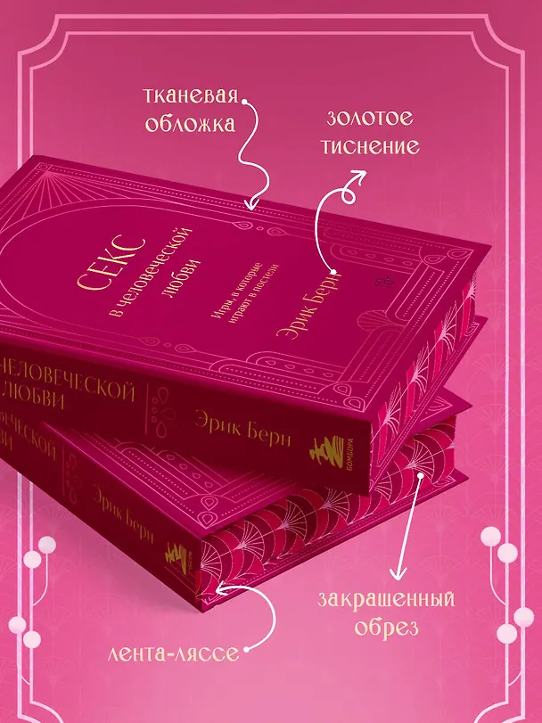 Книга Секс в человеческой любви. Игры, в которые играют в постели. Подарочное издание (закрашенный обрез, лента-ляссе, тиснение, дизайнерская отделка) (Эрик Берн) — 7