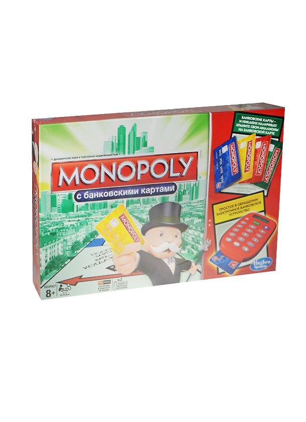 Игра настольная HASBRO Монополия с банковскими картами А7444 2479619 — 1
